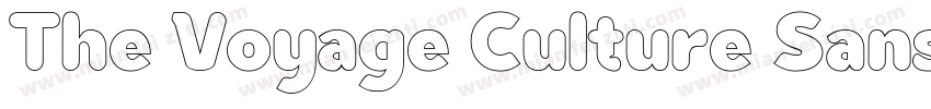 The Voyage Culture Sans Outline字体转换